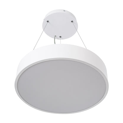 BURTON 61201-S Μοντέρνο Φωτιστικό Οροφής LED 67W 7370lm 120° AC 220-240V IP20 Ρυθμιζόμενο Λευκό CCT με Χειριστήριο από 2700K έως 6000K Dimmable - Lumileds SMD Chip - Λευκό Ματ - Μ40 x Π40 x Υ8