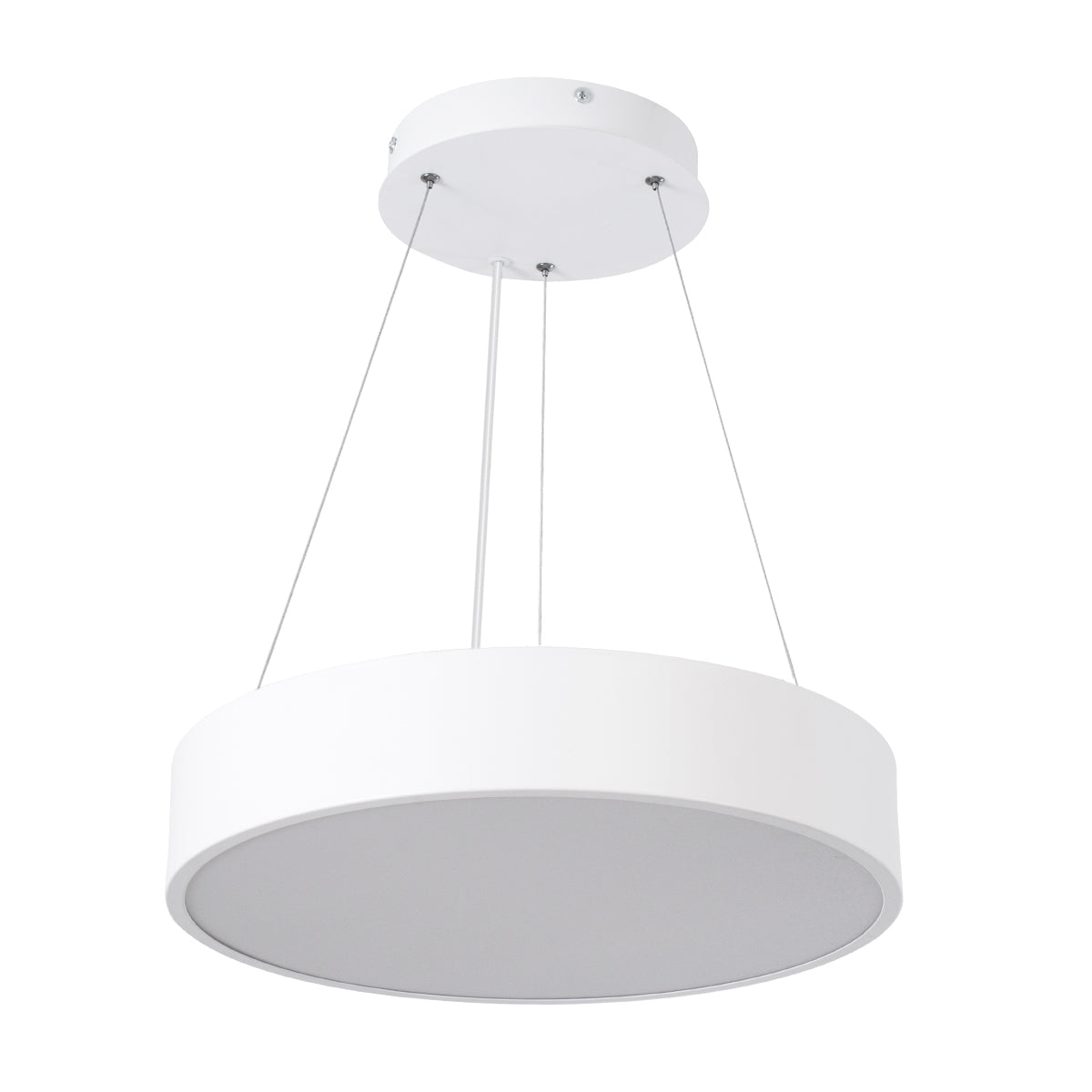 BURTON 61201-S Μοντέρνο Φωτιστικό Οροφής LED 67W 7370lm 120° AC 220-240V IP20 Ρυθμιζόμενο Λευκό CCT με Χειριστήριο από 2700K έως 6000K Dimmable - Lumileds SMD Chip - Λευκό Ματ - Μ40 x Π40 x Υ8