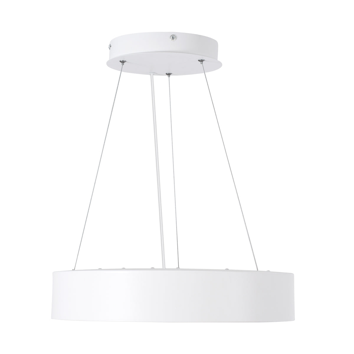 BURTON 61201-S Μοντέρνο Φωτιστικό Οροφής LED 67W 7370lm 120° AC 220-240V IP20 Ρυθμιζόμενο Λευκό CCT με Χειριστήριο από 2700K έως 6000K Dimmable - Lumileds SMD Chip - Λευκό Ματ - Μ40 x Π40 x Υ8