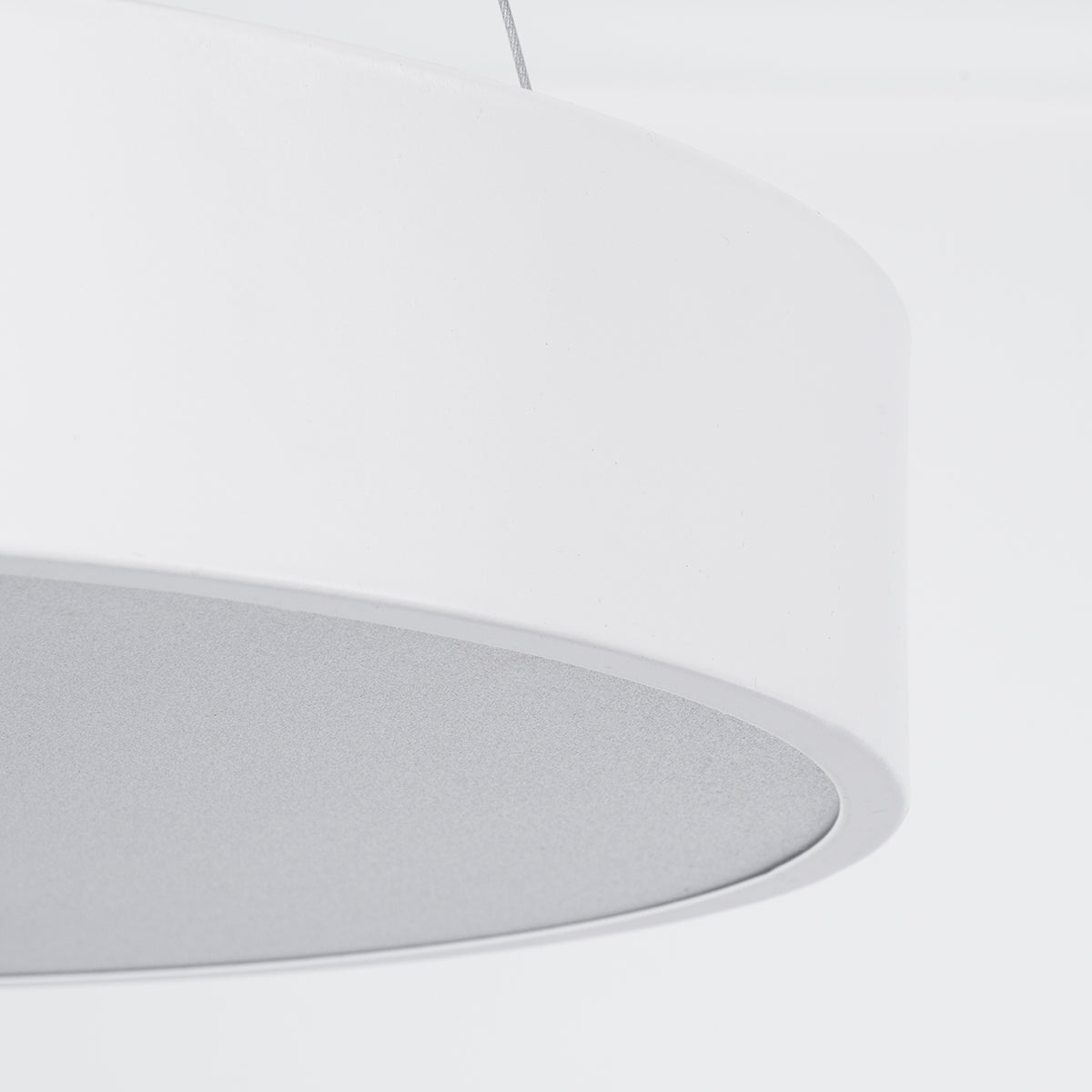 BURTON 61201 Μοντέρνο Κρεμαστό Φωτιστικό Οροφής LED 67W 7370lm 120° AC 220-240V IP20 Ρυθμιζόμενο Λευκό CCT με Χειριστήριο από 2700K έως 6000K Dimmable - Lumileds SMD Chip - Λευκό Ματ - Μ40 x Π40 x Υ8