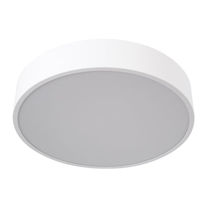 BURTON 61201 Μοντέρνο Κρεμαστό Φωτιστικό Οροφής LED 67W 7370lm 120° AC 220-240V IP20 Ρυθμιζόμενο Λευκό CCT με Χειριστήριο από 2700K έως 6000K Dimmable - Lumileds SMD Chip - Λευκό Ματ - Μ40 x Π40 x Υ8