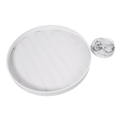 BURTON 61205-S Μοντέρνο Φωτιστικό Οροφής LED 100W 11020lm 120° AC 220-240V IP20 Ρυθμιζόμενο Λευκό CCT με Χειριστήριο από 2700K έως 6000K Dimmable - Lumileds SMD Chip - Λευκό Ματ - Μ80 x Π80 x Υ8