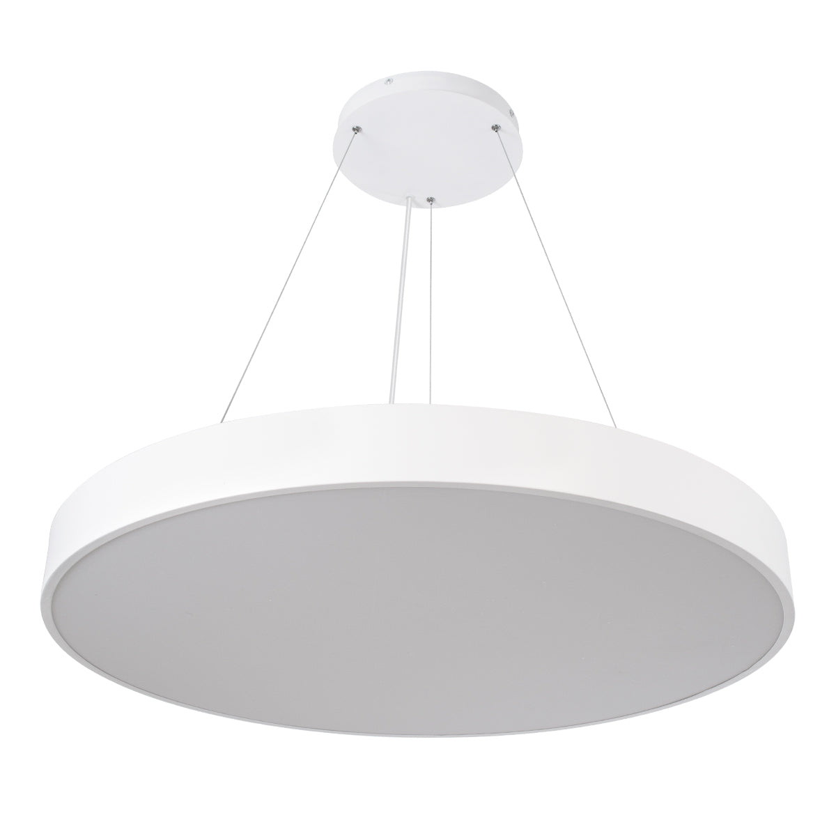 BURTON 61205-S Μοντέρνο Φωτιστικό Οροφής LED 100W 11020lm 120° AC 220-240V IP20 Ρυθμιζόμενο Λευκό CCT με Χειριστήριο από 2700K έως 6000K Dimmable - Lumileds SMD Chip - Λευκό Ματ - Μ80 x Π80 x Υ8