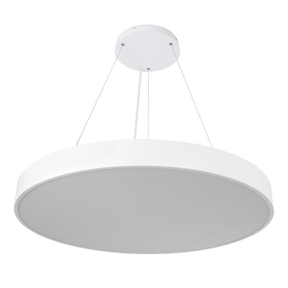 BURTON 61205-S Μοντέρνο Φωτιστικό Οροφής LED 100W 11020lm 120° AC 220-240V IP20 Ρυθμιζόμενο Λευκό CCT με Χειριστήριο από 2700K έως 6000K Dimmable - Lumileds SMD Chip - Λευκό Ματ - Μ80 x Π80 x Υ8