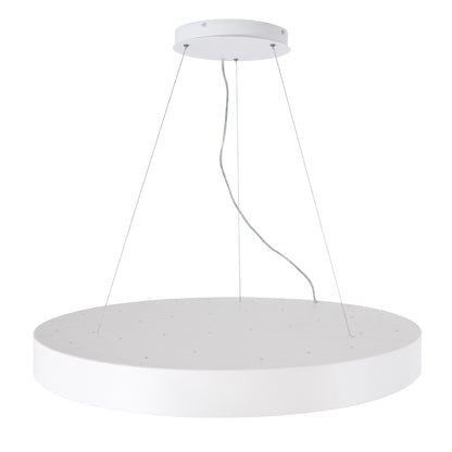 BURTON 61205-S Μοντέρνο Φωτιστικό Οροφής LED 100W 11020lm 120° AC 220-240V IP20 Ρυθμιζόμενο Λευκό CCT με Χειριστήριο από 2700K έως 6000K Dimmable - Lumileds SMD Chip - Λευκό Ματ - Μ80 x Π80 x Υ8