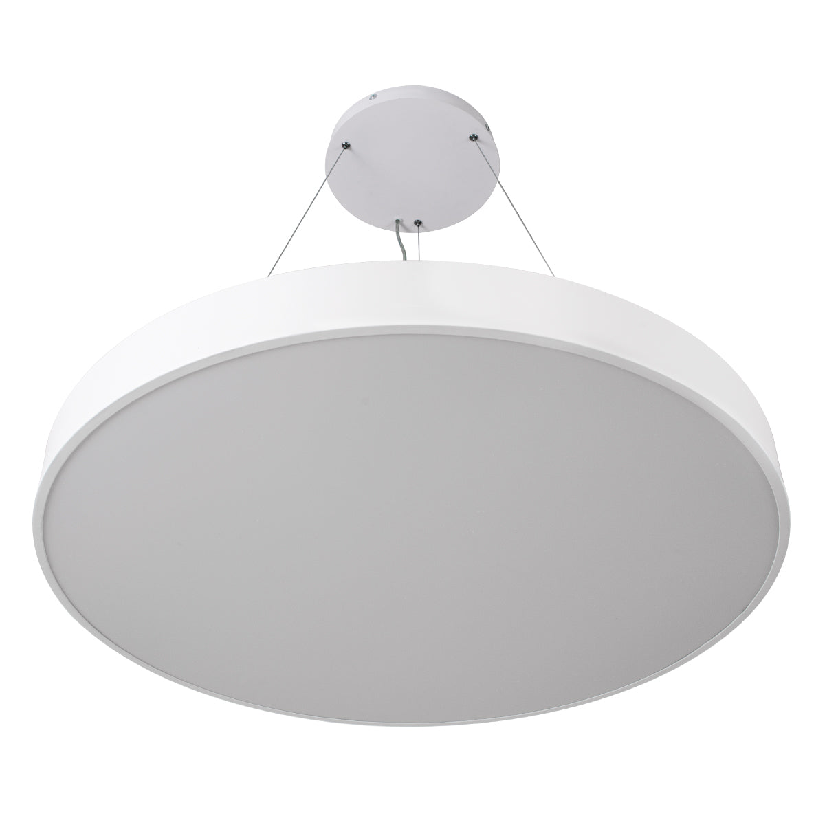 BURTON 61205-S Μοντέρνο Φωτιστικό Οροφής LED 100W 11020lm 120° AC 220-240V IP20 Ρυθμιζόμενο Λευκό CCT με Χειριστήριο από 2700K έως 6000K Dimmable - Lumileds SMD Chip - Λευκό Ματ - Μ80 x Π80 x Υ8