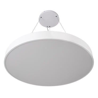 BURTON 61205-S Μοντέρνο Φωτιστικό Οροφής LED 100W 11020lm 120° AC 220-240V IP20 Ρυθμιζόμενο Λευκό CCT με Χειριστήριο από 2700K έως 6000K Dimmable - Lumileds SMD Chip - Λευκό Ματ - Μ80 x Π80 x Υ8