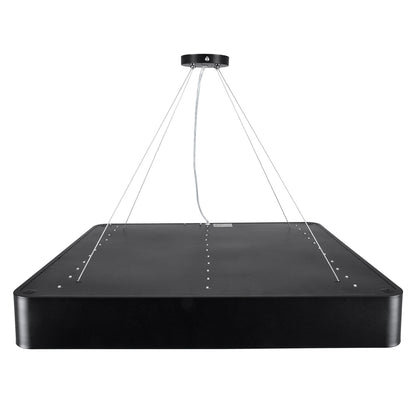 KAMALA 61208-P Κρεμαστή Πλαφονιέρα Οροφής LED CCT 75W 8625lm 120° AC 220-240V - Εναλλαγή Φωτισμού μέσω Τηλεχειριστηρίου All In One Ψυχρό 6000k+Φυσικό 4500k+Θερμό 2700k Dimmable Μ60 x Π60 x Υ8cm - Μαύρο