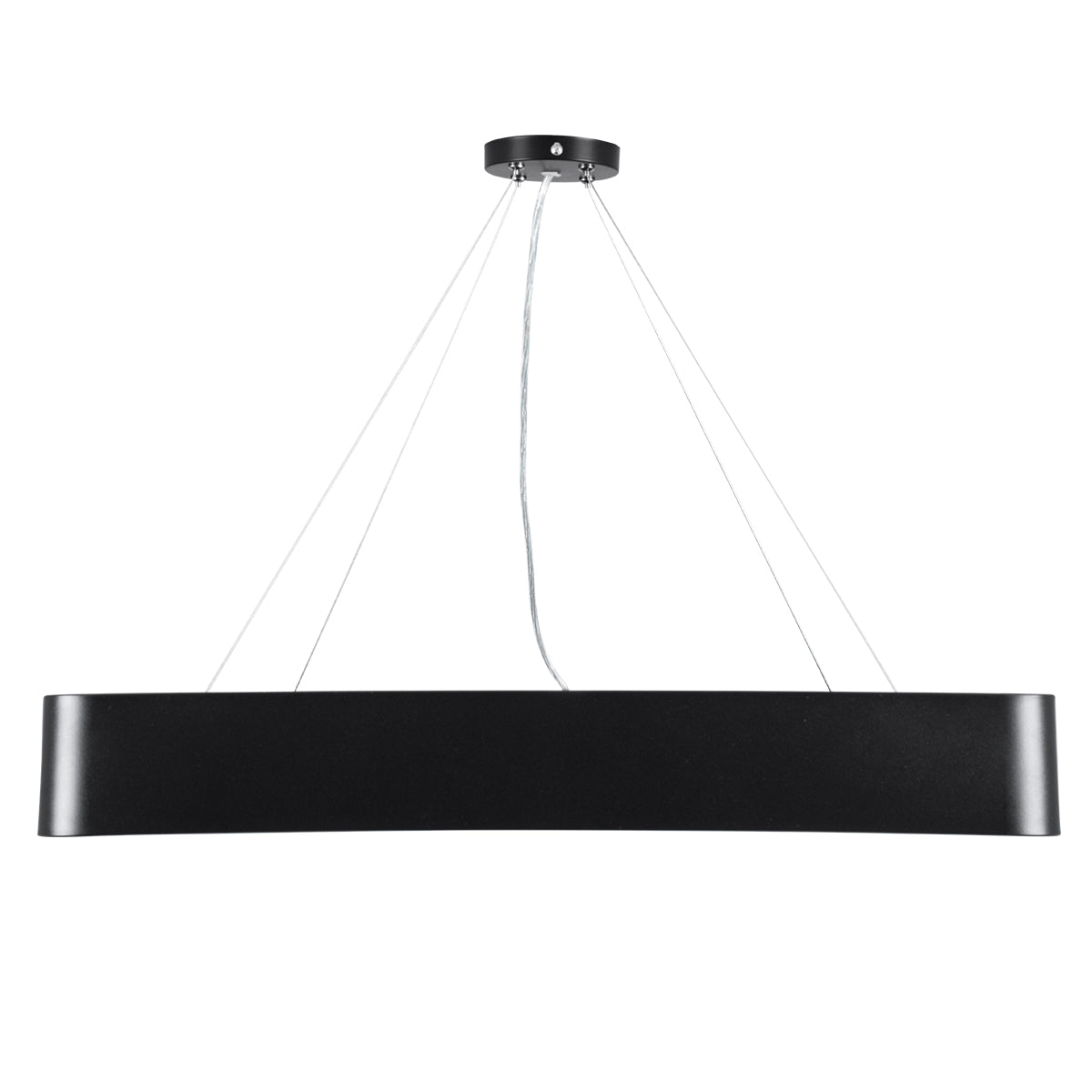 KAMALA 61208-S Πλαφονιέρα Οροφής LED CCT 75W 8625lm 120° AC 220-240V - Εναλλαγή Φωτισμού μέσω Τηλεχειριστηρίου All In One Ψυχρό 6000k+Φυσικό 4500k+Θερμό 2700k Dimmable Μ60 x Π60 x Υ8cm - Μαύρο