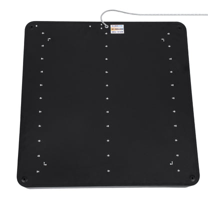 KAMALA 61208-S Πλαφονιέρα Οροφής LED CCT 75W 8625lm 120° AC 220-240V - Εναλλαγή Φωτισμού μέσω Τηλεχειριστηρίου All In One Ψυχρό 6000k+Φυσικό 4500k+Θερμό 2700k Dimmable Μ60 x Π60 x Υ8cm - Μαύρο