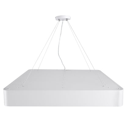 KAMALA 61209-S Μοντέρνο Φωτιστικό Οροφής LED 75W 8625lm 120° AC 220-240V IP20 Ρυθμιζόμενο Λευκό CCT με Χειριστήριο από 2700K έως 6000K Dimmable - Lumileds SMD Chip - Λευκό Ματ - Μ60 x Π60 x Υ8