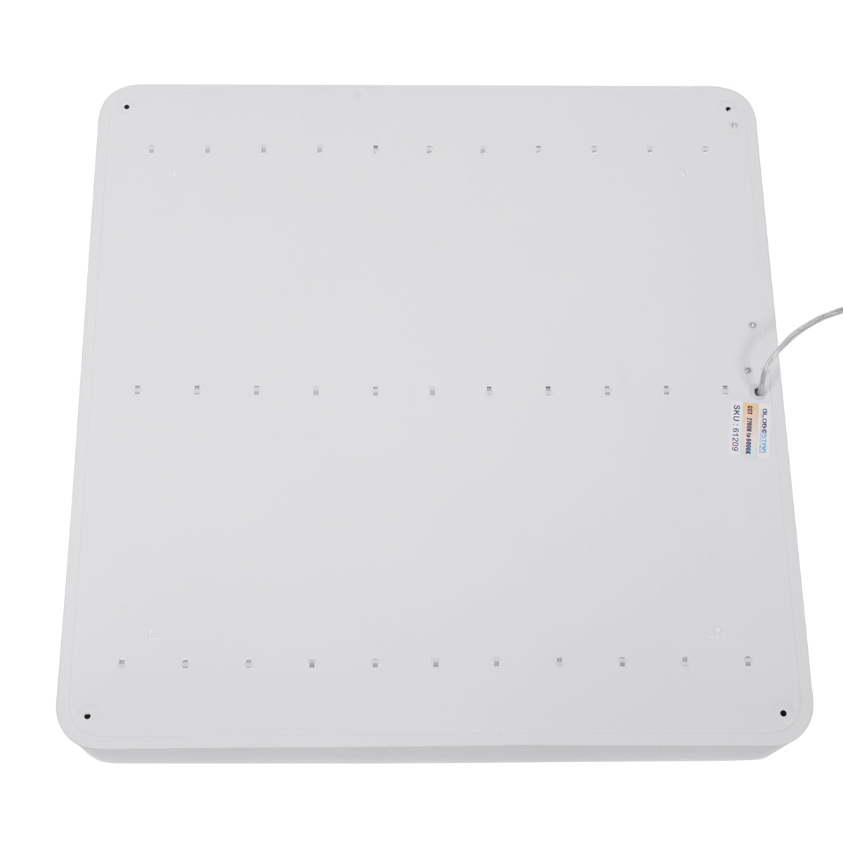 KAMALA 61209-S Μοντέρνο Φωτιστικό Οροφής LED 75W 8625lm 120° AC 220-240V IP20 Ρυθμιζόμενο Λευκό CCT με Χειριστήριο από 2700K έως 6000K Dimmable - Lumileds SMD Chip - Λευκό Ματ - Μ60 x Π60 x Υ8