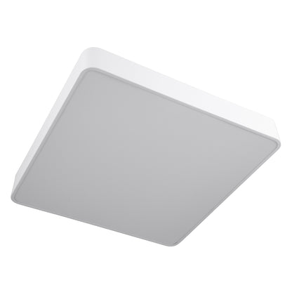 KAMALA 61209-S Μοντέρνο Φωτιστικό Οροφής LED 75W 8625lm 120° AC 220-240V IP20 Ρυθμιζόμενο Λευκό CCT με Χειριστήριο από 2700K έως 6000K Dimmable - Lumileds SMD Chip - Λευκό Ματ - Μ60 x Π60 x Υ8