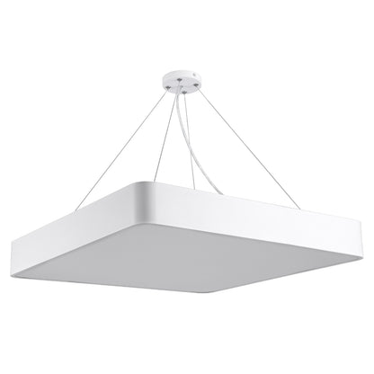 KAMALA 61209-S Μοντέρνο Φωτιστικό Οροφής LED 75W 8625lm 120° AC 220-240V IP20 Ρυθμιζόμενο Λευκό CCT με Χειριστήριο από 2700K έως 6000K Dimmable - Lumileds SMD Chip - Λευκό Ματ - Μ60 x Π60 x Υ8