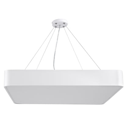 KAMALA 61209-S Μοντέρνο Φωτιστικό Οροφής LED 75W 8625lm 120° AC 220-240V IP20 Ρυθμιζόμενο Λευκό CCT με Χειριστήριο από 2700K έως 6000K Dimmable - Lumileds SMD Chip - Λευκό Ματ - Μ60 x Π60 x Υ8
