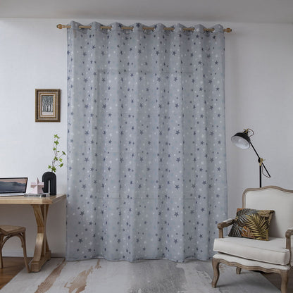 Κουρτίνα Art 6121 280x280εκ Γαλάζιο/Μπλε