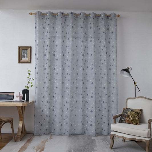 Κουρτίνα Art 6121 280x280εκ Γαλάζιο/Μπλε