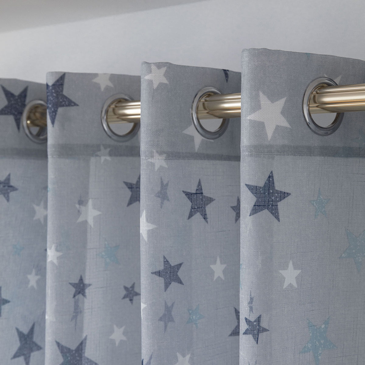 Κουρτίνα Art 6121 280x280εκ Γαλάζιο/Μπλε