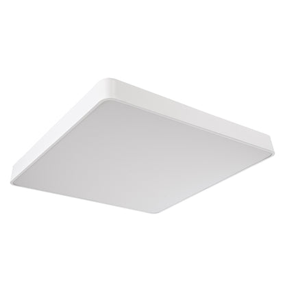 KAMALA 61211-P Κρεμαστή Πλαφονιέρα Οροφής LED CCT 100W 11020lm 120° AC 220-240V - Εναλλαγή Φωτισμού μέσω Τηλεχειριστηρίου All In One Ψυχρό 6000k+Φυσικό 4500k+Θερμό 2700k Dimmable Μ80 x Π80 x Υ8cm - Λευκό