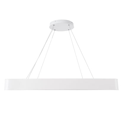 KAMALA 61211-P Κρεμαστή Πλαφονιέρα Οροφής LED CCT 100W 11020lm 120° AC 220-240V - Εναλλαγή Φωτισμού μέσω Τηλεχειριστηρίου All In One Ψυχρό 6000k+Φυσικό 4500k+Θερμό 2700k Dimmable Μ80 x Π80 x Υ8cm - Λευκό