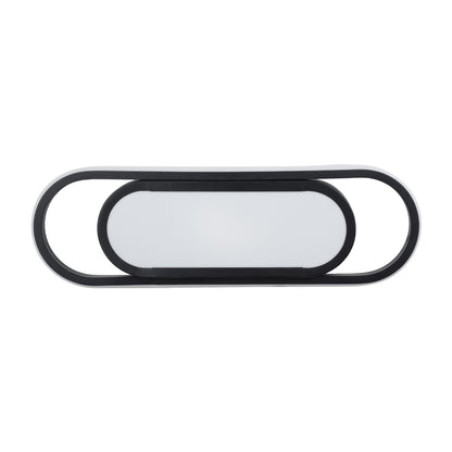 IGOR 61216 Φωτιστικό Οροφής Linear Design LED CCT 24W 2880lm 210° AC 220-240V - Εναλλαγή Φωτισμού μέσω Διακόπτη On/Off All In One Ψυχρό 6000k+Φυσικό 4500k+Θερμό 2700k Μ41 x Π13 x Υ4.5cm - Μαύρο