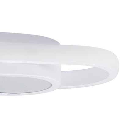IGOR 61217 Φωτιστικό Οροφής Linear Design LED CCT 24W 2880lm 210° AC 220-240V - Εναλλαγή Φωτισμού μέσω Διακόπτη On/Off All In One Ψυχρό 6000k+Φυσικό 4500k+Θερμό 2700k Μ41 x Π13 x Υ4.5cm - Λευκό