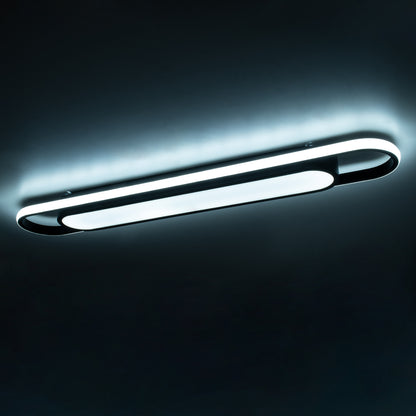 IGOR 61218 Φωτιστικό Οροφής Linear Design LED CCT 48W 5760lm 210° AC 220-240V - Εναλλαγή Φωτισμού μέσω Διακόπτη On/Off All In One Ψυχρό 6000k+Φυσικό 4500k+Θερμό 2700k Μ81 x Π13 x Υ4.5cm - Μαύρο