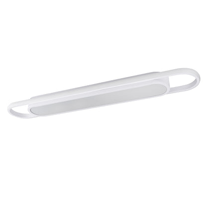 IGOR 61219 Modern LED Ceiling Light 48W 5760lm 210° AC 220-240V IP20 Adjustable White CCT with On/Off 2700K/4500K/6000K - Lumileds SMD Chip - Matte White - L81 x W13 x H4.5