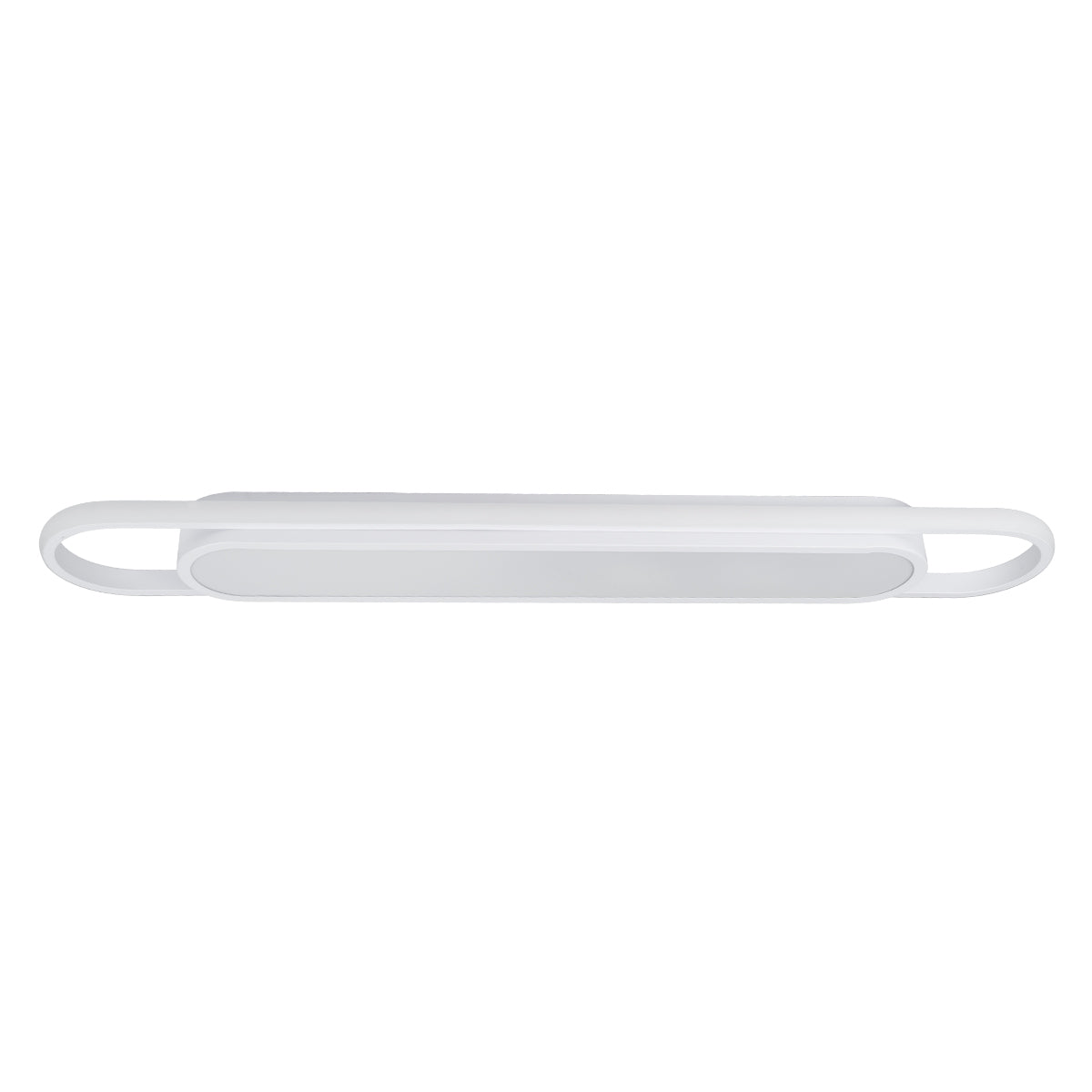IGOR 61219 Modern LED Ceiling Light 48W 5760lm 210° AC 220-240V IP20 Adjustable White CCT with On/Off 2700K/4500K/6000K - Lumileds SMD Chip - Matte White - L81 x W13 x H4.5