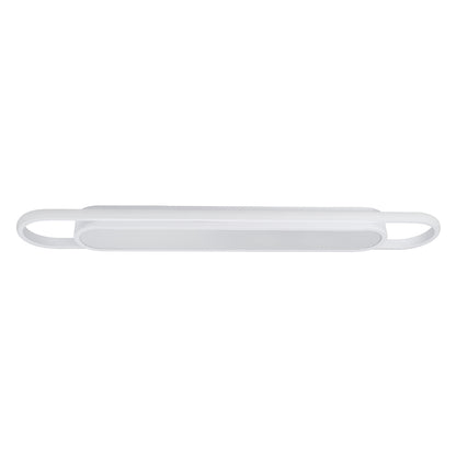 IGOR 61219 Modern LED Ceiling Light 48W 5760lm 210° AC 220-240V IP20 Adjustable White CCT with On/Off 2700K/4500K/6000K - Lumileds SMD Chip - Matte White - L81 x W13 x H4.5