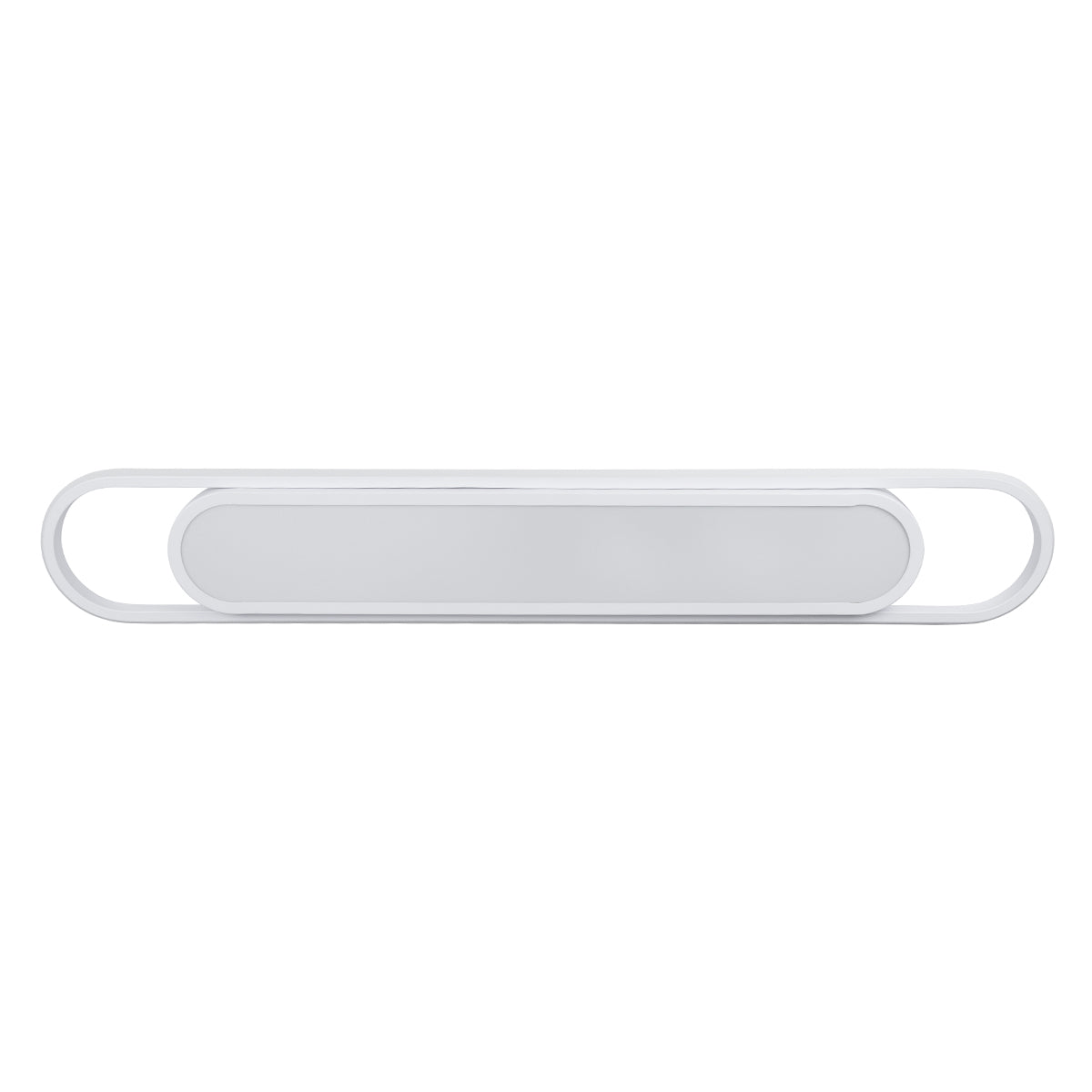 IGOR 61219 Modern LED Ceiling Light 48W 5760lm 210° AC 220-240V IP20 Adjustable White CCT with On/Off 2700K/4500K/6000K - Lumileds SMD Chip - Matte White - L81 x W13 x H4.5