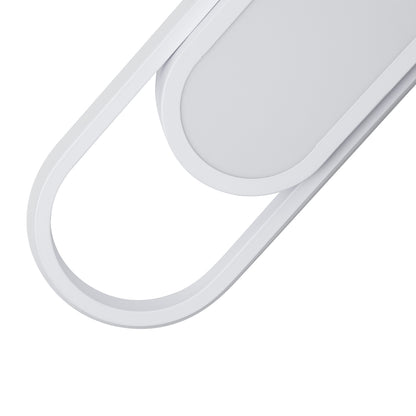 IGOR 61219 Modern LED Ceiling Light 48W 5760lm 210° AC 220-240V IP20 Adjustable White CCT with On/Off 2700K/4500K/6000K - Lumileds SMD Chip - Matte White - L81 x W13 x H4.5