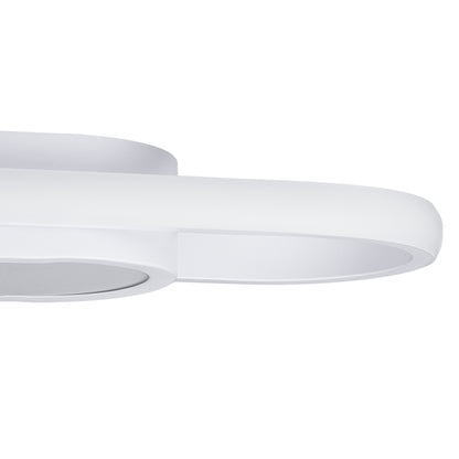 IGOR 61219 Modern LED Ceiling Light 48W 5760lm 210° AC 220-240V IP20 Adjustable White CCT with On/Off 2700K/4500K/6000K - Lumileds SMD Chip - Matte White - L81 x W13 x H4.5