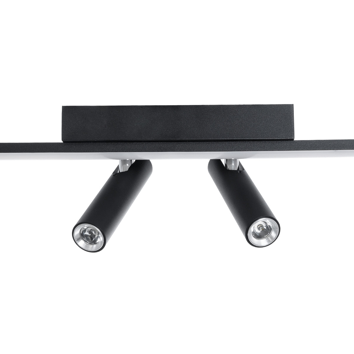 BARETTI 61226 Φωτιστικό Οροφής Linear Design LED CCT με Κινούμενα Σποτ LED Downlight 24W 2688lm 160° & 45° AC 220-240V IP20 - Εναλλαγή Φωτισμού μέσω Διακόπτη On/Off All In One Ψυχρό 6000k+Φυσικό 4500k+Θερμό 2700k - Μ80 x Π5.5 x Υ5 cm - Μαύρο