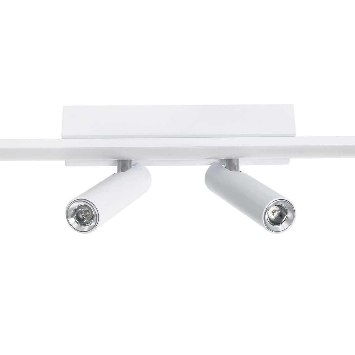 BARETTI 61227 Φωτιστικό Οροφής Linear Design LED CCT με Κινούμενα Σποτ LED Downlight 24W 2688lm 160° & 45° AC 220-240V IP20 - Εναλλαγή Φωτισμού μέσω Διακόπτη On/Off All In One Ψυχρό 6000k+Φυσικό 4500k+Θερμό 2700k - Μ80 x Π5.5 x Υ5 cm - Λευκό