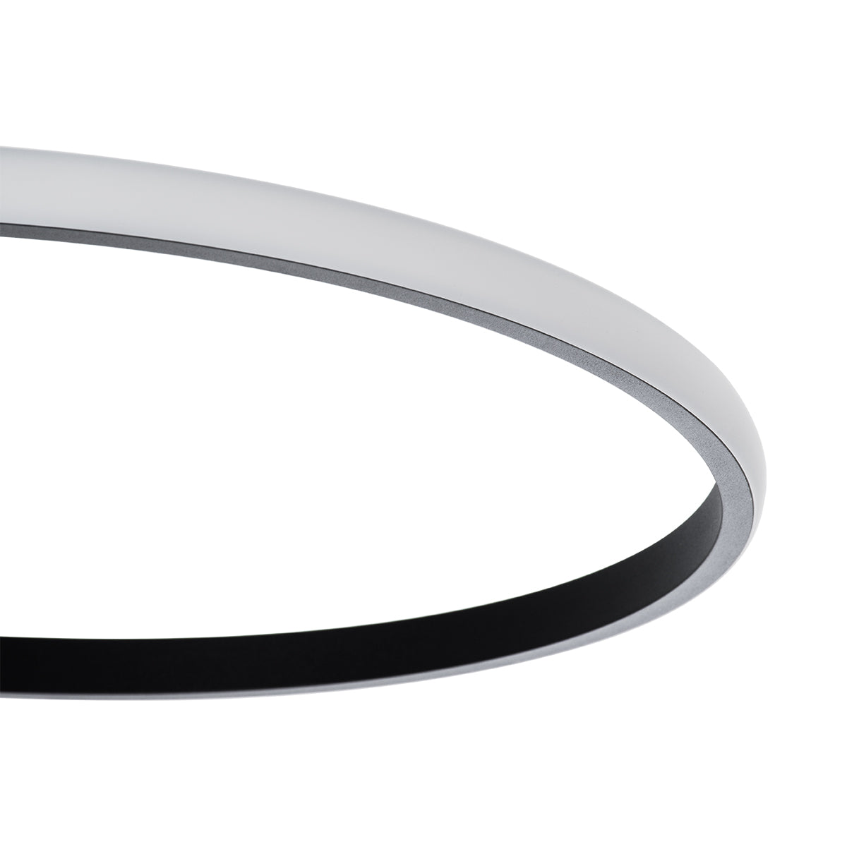 CIRCUO 61229 Modern LED Ceiling Light 75W 8400lm 360° AC 220-240V IP20 Adjustable White CCT with Remote Control from 2700K to 6000K Dimmable - Lumileds SMD Chip - Matt Black - L53 x W42.5 x H9