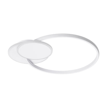 CIRCUO 61230 Μοντέρνο Φωτιστικό Οροφής LED 75W 8400lm 360° AC 220-240V IP20 Ρυθμιζόμενο Λευκό CCT με Χειριστήριο από 2700K έως 6000K Dimmable - Lumileds SMD Chip - Λευκό Ματ - Μ53 x Π42.5 x Υ9