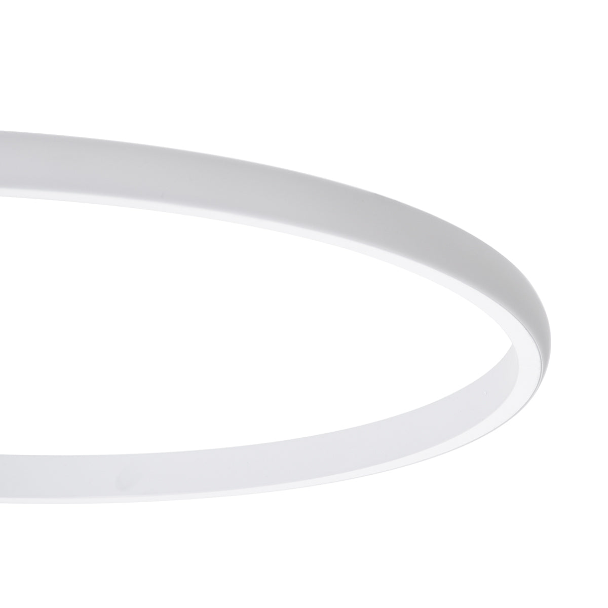 CIRCUO 61230 Μοντέρνο Φωτιστικό Οροφής LED 75W 8400lm 360° AC 220-240V IP20 Ρυθμιζόμενο Λευκό CCT με Χειριστήριο από 2700K έως 6000K Dimmable - Lumileds SMD Chip - Λευκό Ματ - Μ53 x Π42.5 x Υ9
