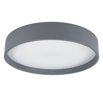 NARNIA 61258 Μοντέρνο Φωτιστικό Οροφής LED 75W 8625lm 120° AC 220-240V IP20 Ρυθμιζόμενο Λευκό CCT με Χειριστήριο από 2700K έως 6000K Dimmable - Lumileds SMD Chip - Γκρι Ανθρακί Ματ - Μ45 x Π45 x Υ8