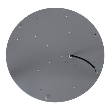 NARNIA 61258 Μοντέρνο Φωτιστικό Οροφής LED 75W 8625lm 120° AC 220-240V IP20 Ρυθμιζόμενο Λευκό CCT με Χειριστήριο από 2700K έως 6000K Dimmable - Lumileds SMD Chip - Γκρι Ανθρακί Ματ - Μ45 x Π45 x Υ8