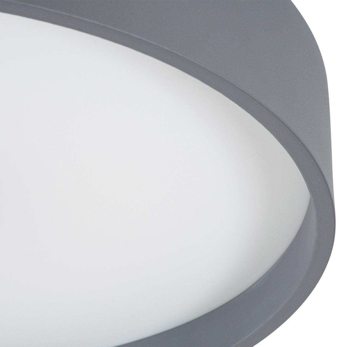 NARNIA 61258 Μοντέρνο Φωτιστικό Οροφής LED 75W 8625lm 120° AC 220-240V IP20 Ρυθμιζόμενο Λευκό CCT με Χειριστήριο από 2700K έως 6000K Dimmable - Lumileds SMD Chip - Γκρι Ανθρακί Ματ - Μ45 x Π45 x Υ8
