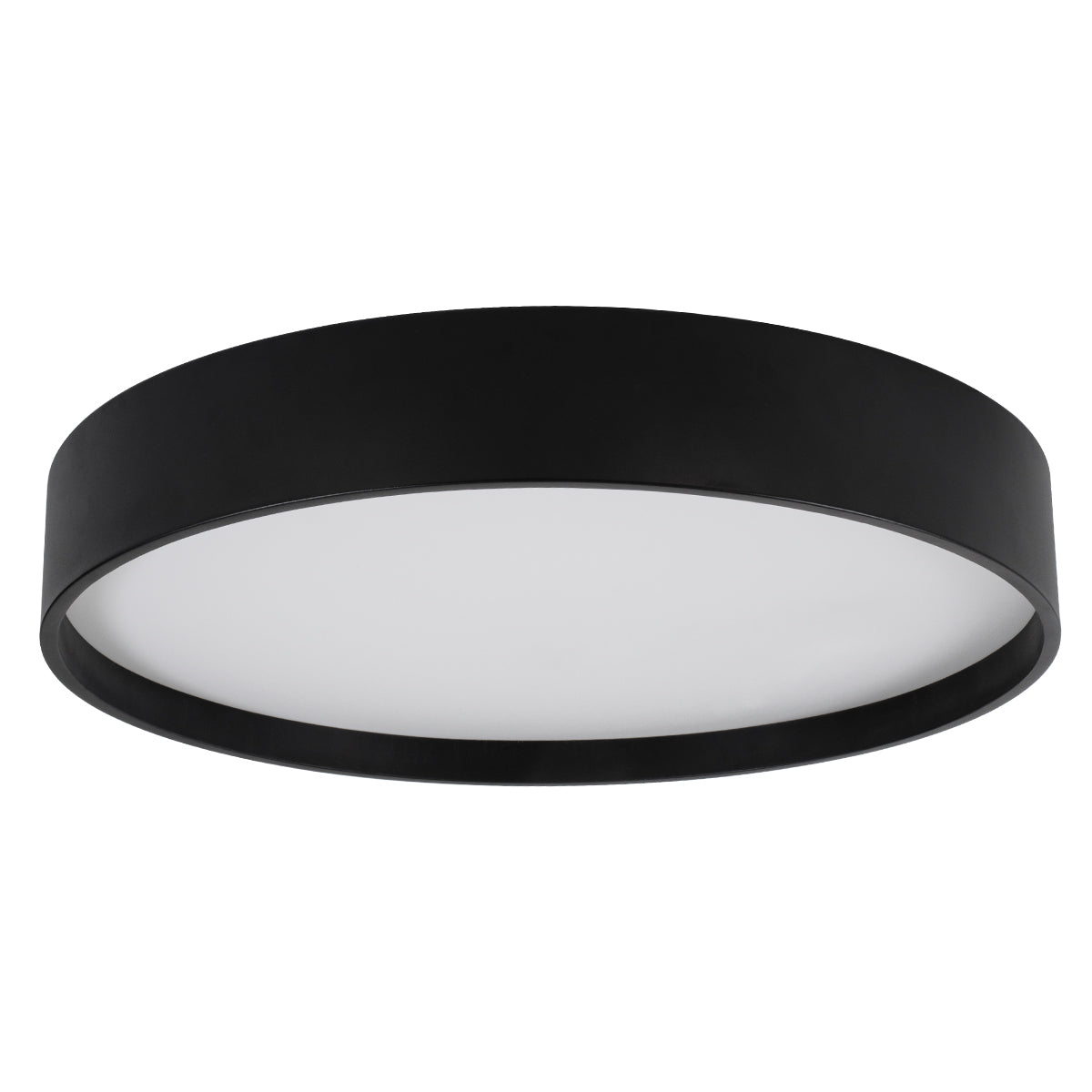 NARNIA 61259 Πλαφονιέρα Οροφής LED CCT 100W 11500lm 120° AC 220-240V - Εναλλαγή Φωτισμού μέσω Τηλεχειριστηρίου All In One Ψυχρό 6000k+Φυσικό 4500k+Θερμό 2700k Dimmable Φ60 x Υ10cm - Μαύρο
