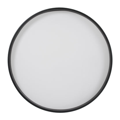 NARNIA 61259 Πλαφονιέρα Οροφής LED CCT 100W 11500lm 120° AC 220-240V - Εναλλαγή Φωτισμού μέσω Τηλεχειριστηρίου All In One Ψυχρό 6000k+Φυσικό 4500k+Θερμό 2700k Dimmable Φ60 x Υ10cm - Μαύρο