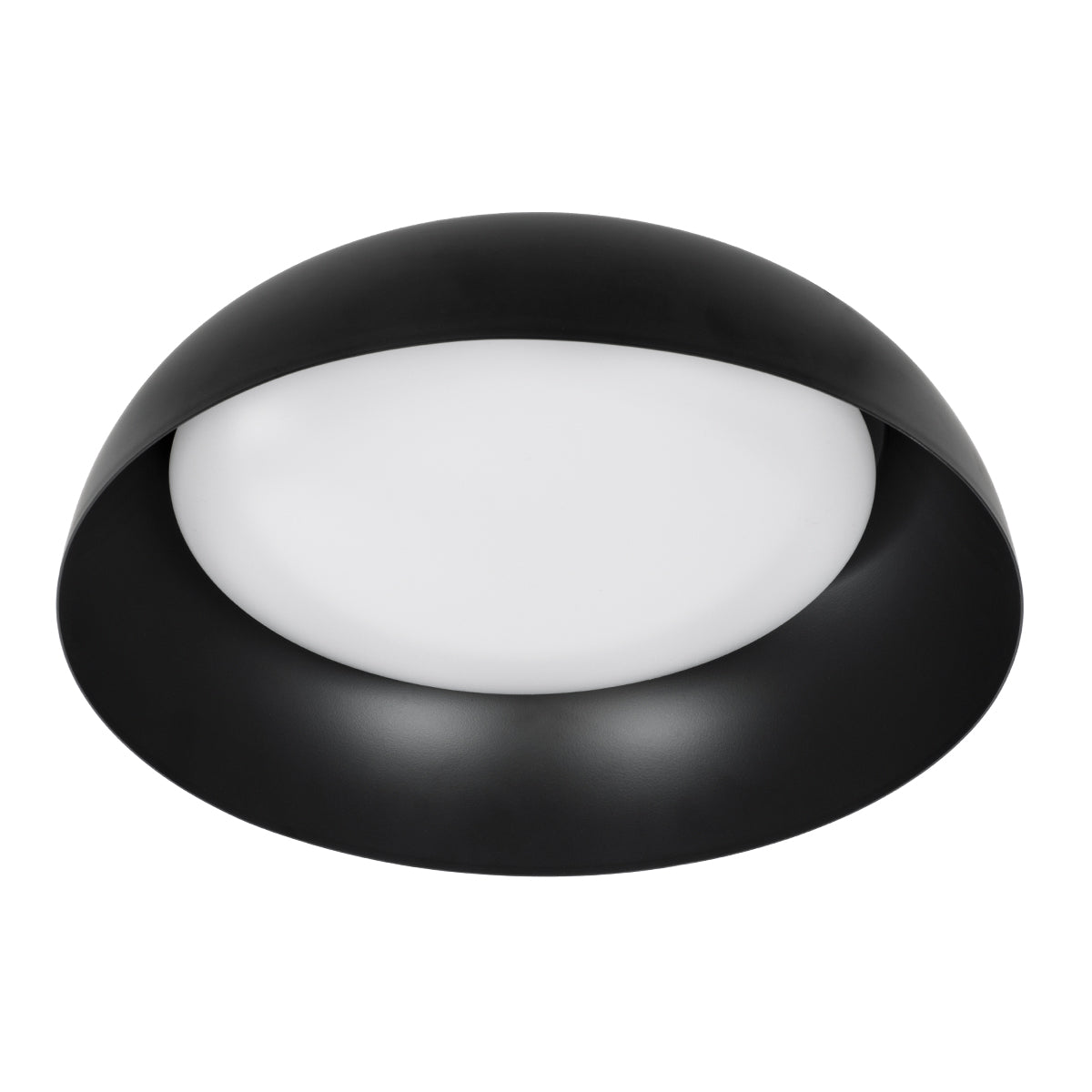 ANATOLIA 61261 Πλαφονιέρα Οροφής LED CCT 60W 6900lm 120° AC 220-240V - Εναλλαγή Φωτισμού μέσω Τηλεχειριστηρίου All In One Ψυχρό 6000k+Φυσικό 4500k+Θερμό 2700k Dimmable Φ43cm - Μαύρο