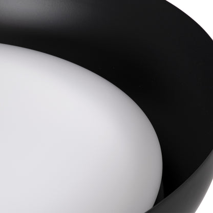 ANATOLIA 61264 Πλαφονιέρα Οροφής LED CCT 75W 8625lm 120° AC 220-240V - Εναλλαγή Φωτισμού μέσω Τηλεχειριστηρίου All In One Ψυχρό 6000k+Φυσικό 4500k+Θερμό 2700k Dimmable Φ60cm - Μαύρο