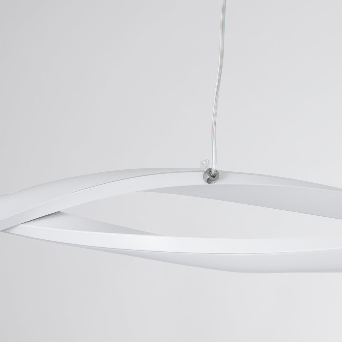 MORALES 61276 Κρεμαστό Φωτιστικό Οροφής Design LED CCT 54W 6048lm 200° AC 220-240V - Εναλλαγή Φωτισμού μέσω Τηλεχειριστηρίου All In One Ψυχρό 6000k+Φυσικό 4500k+Θερμό 2700k Dimmable Μ90 x Π14 x Υ14cm - Λευκό