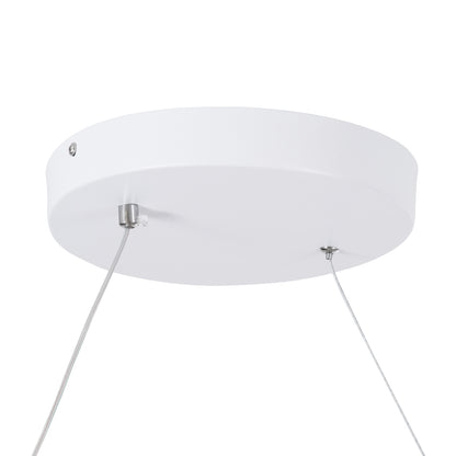 SPIRALE 61284 Κρεμαστό Φωτιστικό Οροφής Design LED CCT 75W 8400lm 300° AC 220-240V - Εναλλαγή Φωτισμού μέσω Τηλεχειριστηρίου All In One Ψυχρό 6000k+Φυσικό 4500k+Θερμό 2700k Dimmable Μ72 x Π25 x Υ30cm - Λευκό