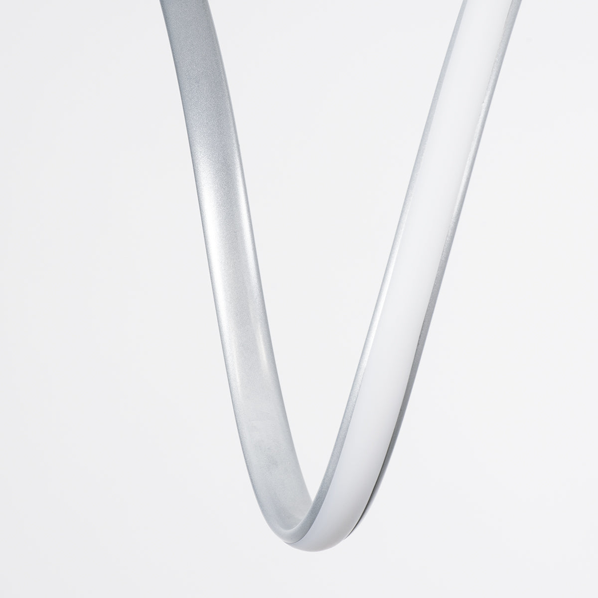 SPIRALE 61285 Κρεμαστό Φωτιστικό Οροφής Design LED CCT 75W 8400lm 300° AC 220-240V - Εναλλαγή Φωτισμού μέσω Τηλεχειριστηρίου All In One Ψυχρό 6000k+Φυσικό 4500k+Θερμό 2700k Dimmable Μ72 x Π25 x Υ30cm - Νίκελ Ασημί Βούρτσας