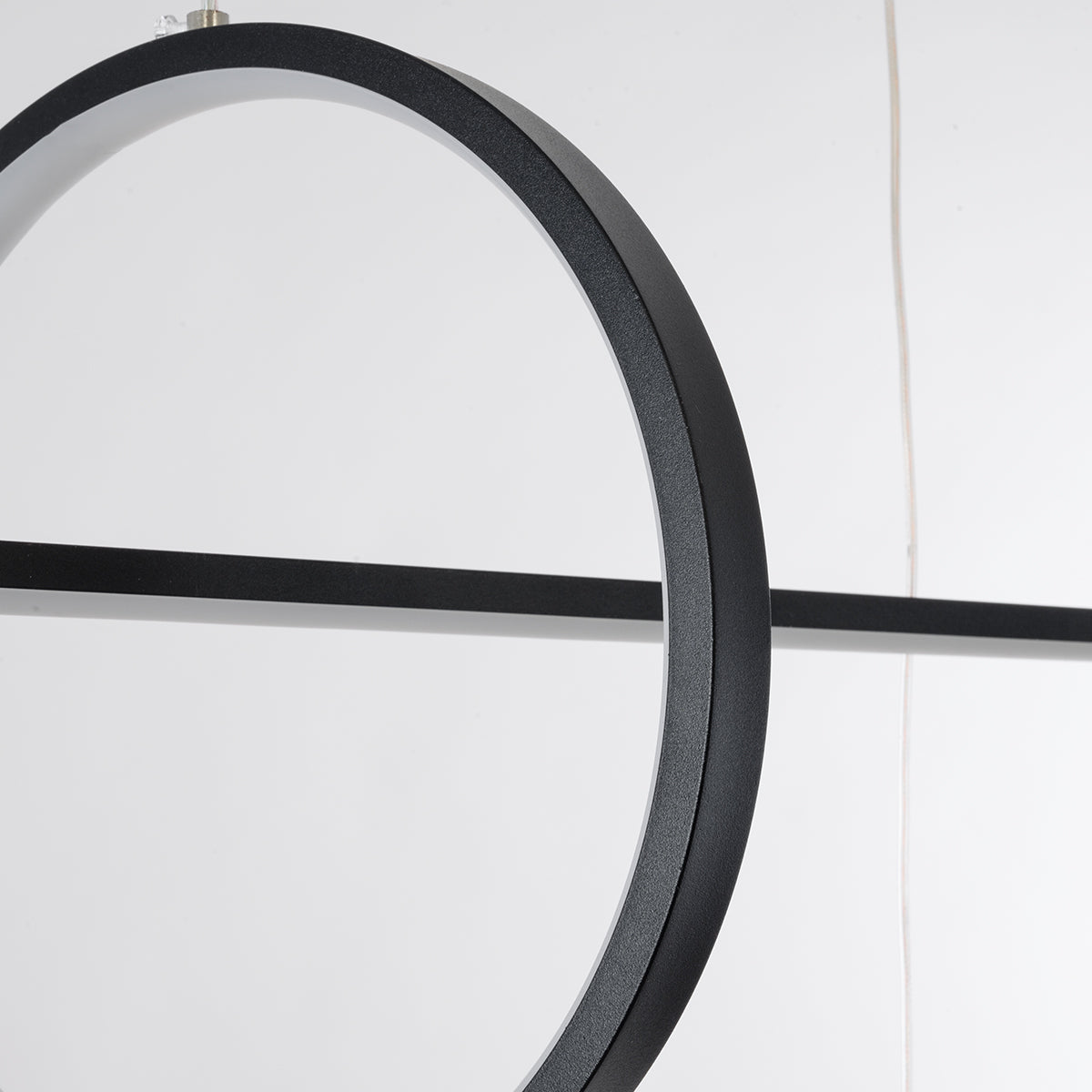 LINEARE 61290 Μοντέρνο Κρεμαστό Φωτιστικό Οροφής LED 67W 7504lm 300° AC 220-240V IP20 Ρυθμιζόμενο Λευκό CCT με Χειριστήριο από 2700K έως 6000K Dimmable - Lumileds SMD Chip - Μαύρο Ματ - Μ130 x Π25 x Υ60