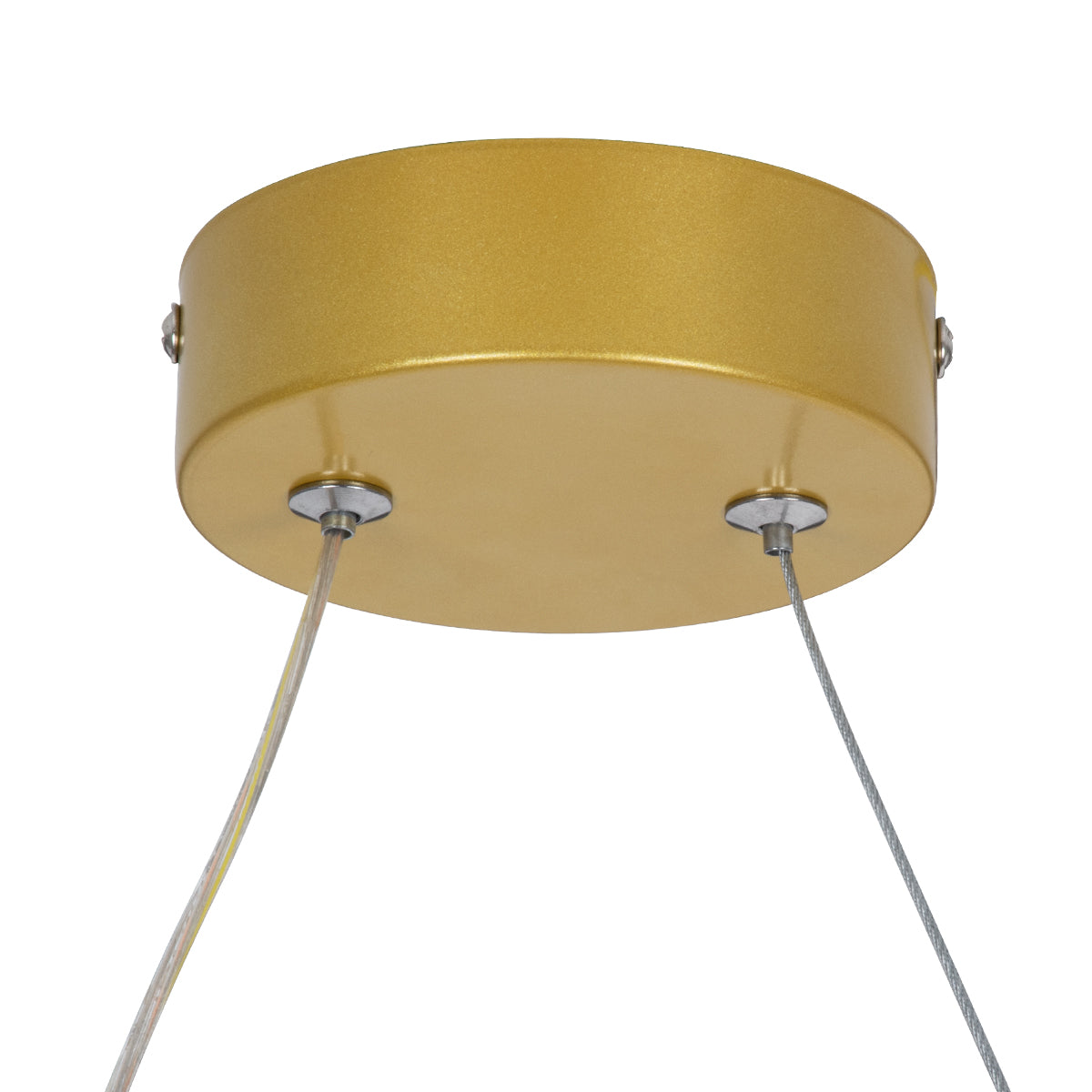 ROME 61297 Μοντέρνο Κρεμαστό Φωτιστικό Οροφής LED 24W 2640lm 200° AC 220-240V IP20 Ρυθμιζόμενο Λευκό CCT με On/Off 2700K/4500K/6000K - Lumileds SMD Chip - Χρυσό Βούρτσας - Μ65.5 x Π4 x Υ33